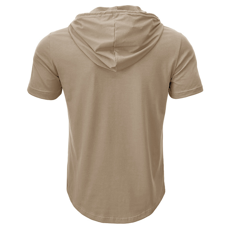 Cross-border Mens Sportswear Fitness Short-sleeve T-shirt - Imagen 5