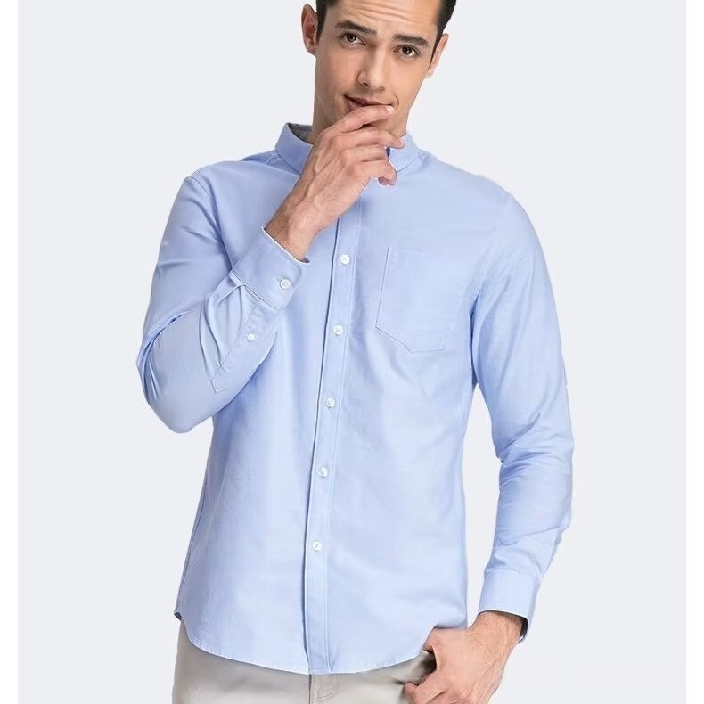 Mens Long-sleeve Business-casual Professional-fit Dress Shirt - Imagen 4