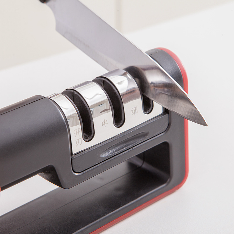 Professional Knife Sharpener Diamond Quick Professional 3 Stages Sharpener Knife Sharpening Tools Sharpening Stone - Imagen 6
