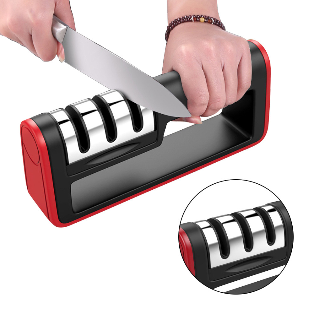Professional Knife Sharpener Diamond Quick Professional 3 Stages Sharpener Knife Sharpening Tools Sharpening Stone - Imagen 2