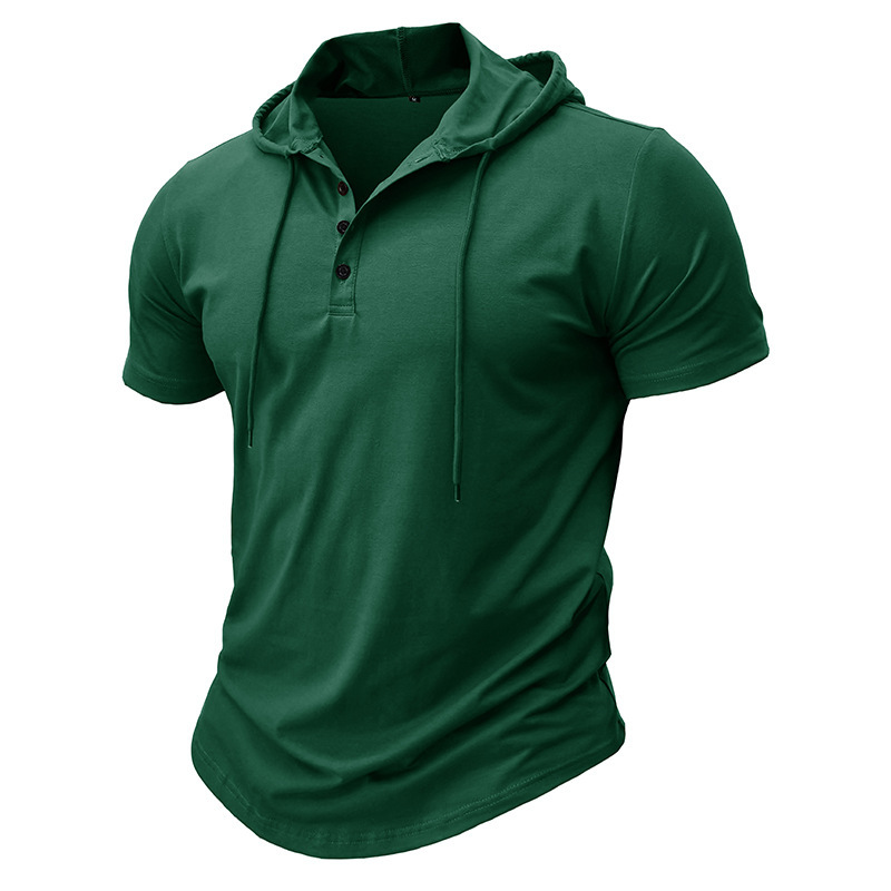 Cross-border Mens Sportswear Fitness Short-sleeve T-shirt - Imagen 10
