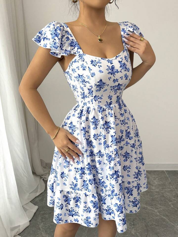 Womens Hollowed-Out Beach Vacation Dress - Imagen 2