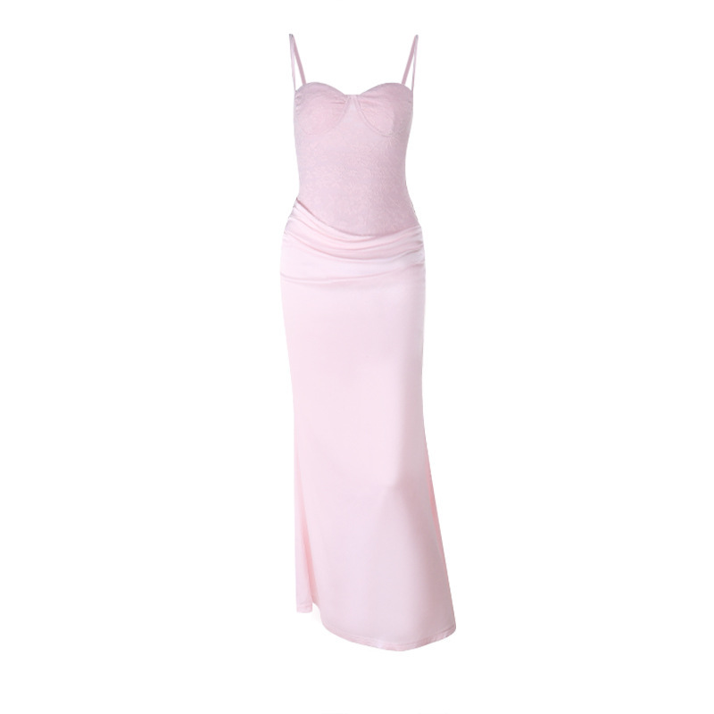 Seamless Fully Managed Best-Selling Slim-Fit Strap Maxi Dress - Imagen 3