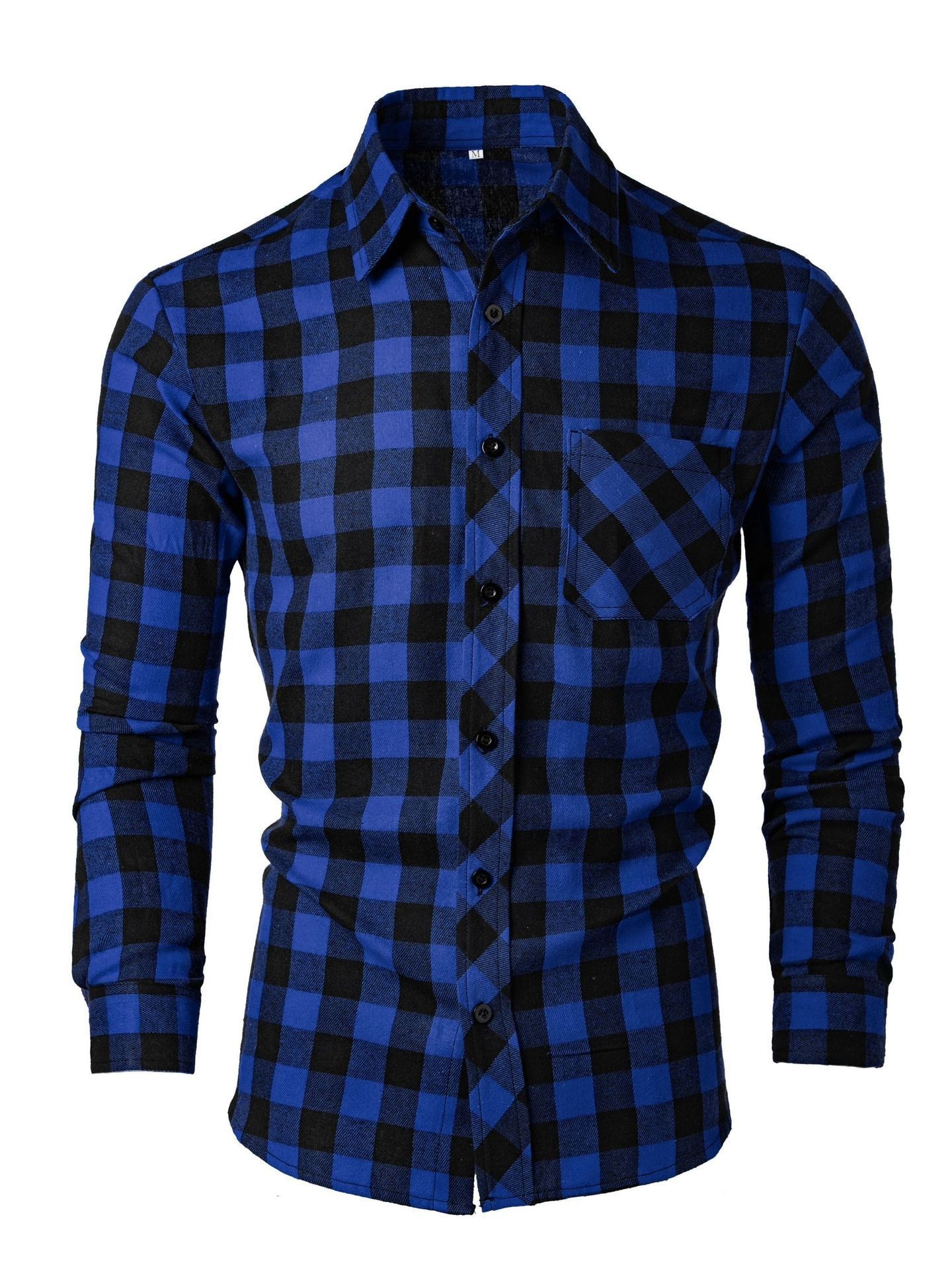 Fashion Casual Printed Slim-fit Lapel Shirt - Imagen 10