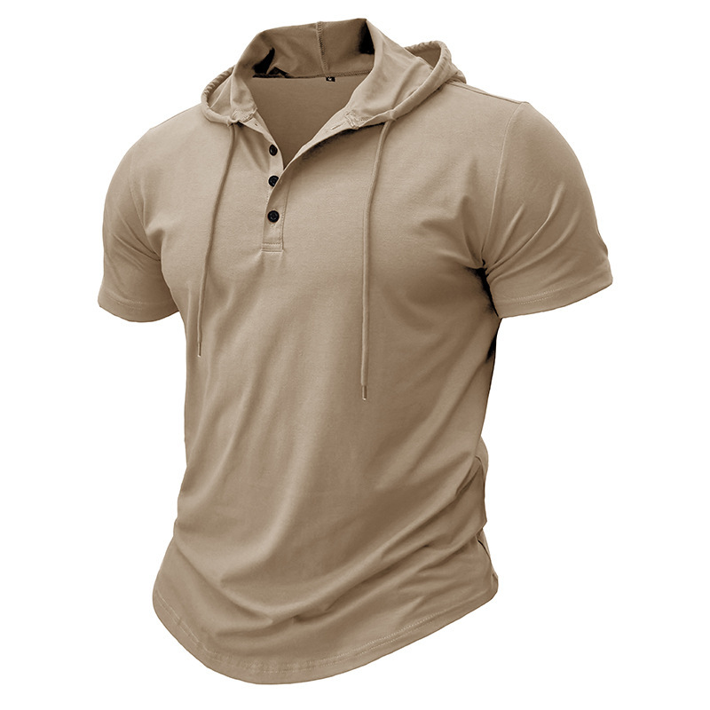 Cross-border Mens Sportswear Fitness Short-sleeve T-shirt - Imagen 4
