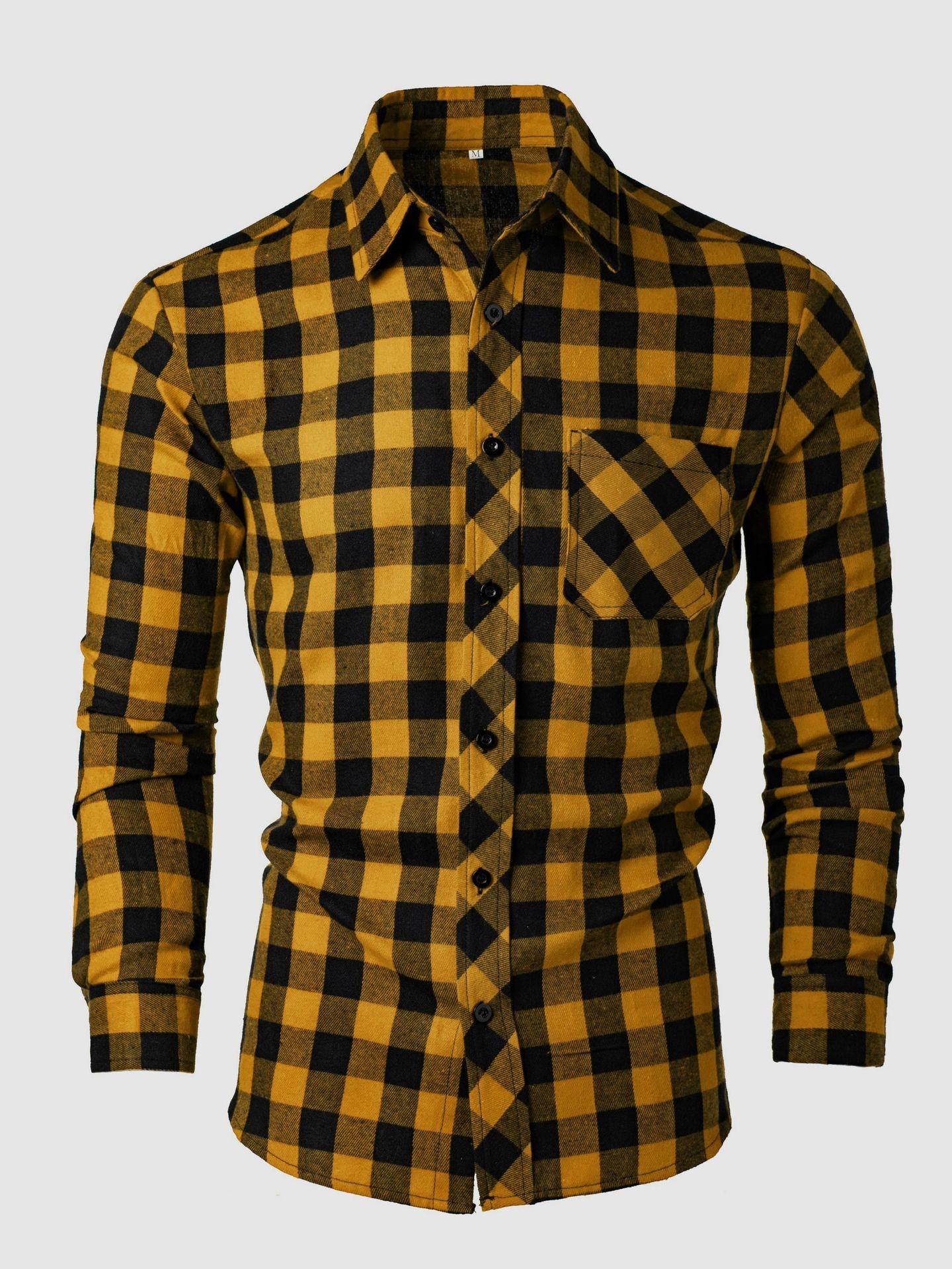 Fashion Casual Printed Slim-fit Lapel Shirt - Imagen 7