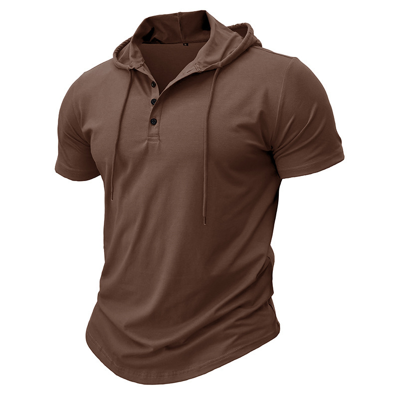 Cross-border Mens Sportswear Fitness Short-sleeve T-shirt - Imagen 7