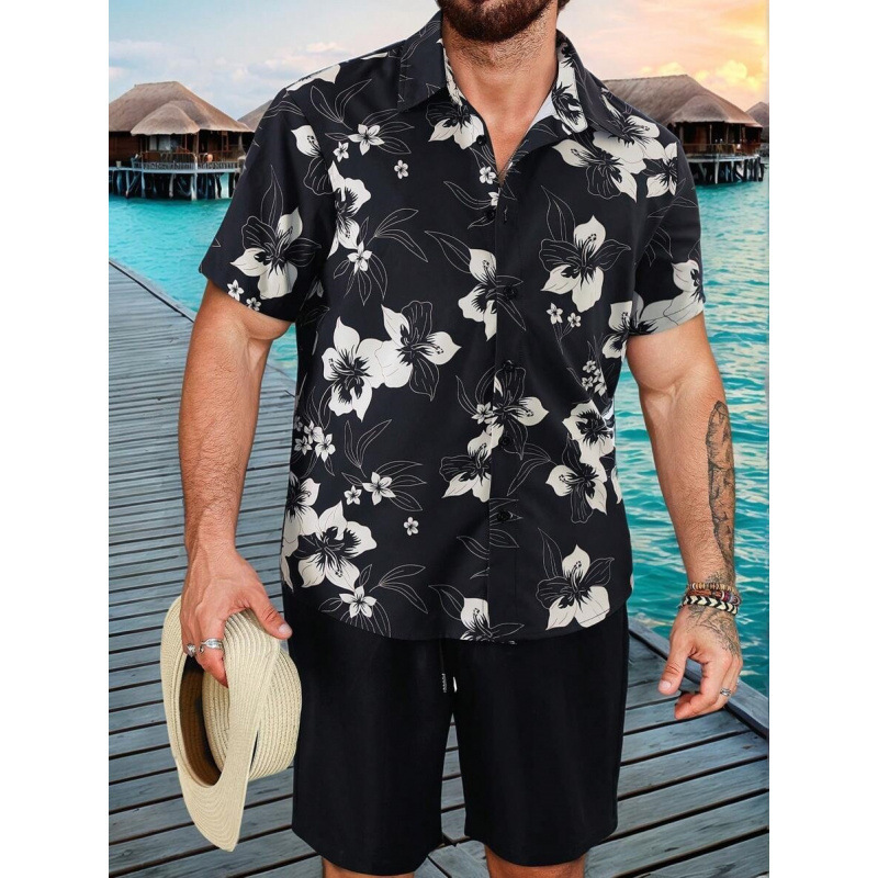Versatile 3D-printed Short-sleeve Mens Set - Imagen 9