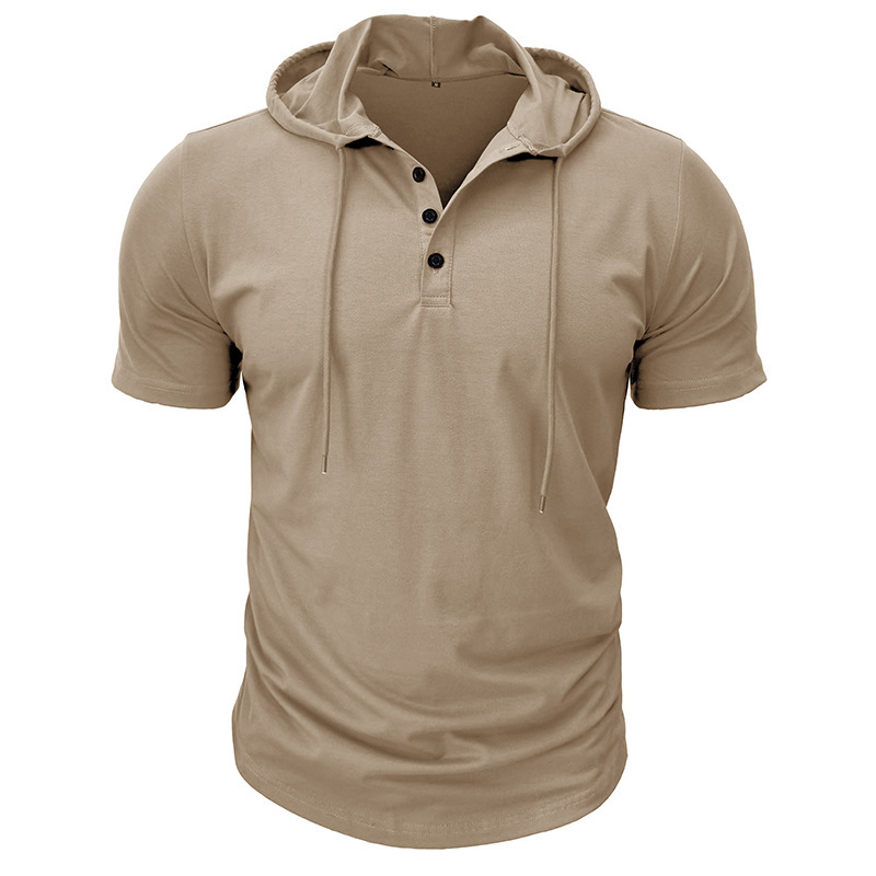 Cross-border Mens Sportswear Fitness Short-sleeve T-shirt - Imagen 6