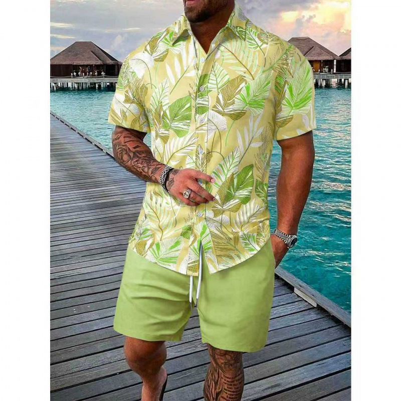 Versatile 3D-printed Short-sleeve Mens Set - Imagen 3
