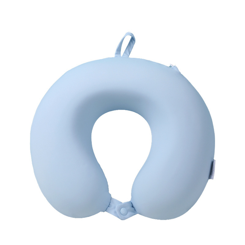 Travel U-shaped Pillow Portable Memory Cotton Storage Neck Pillow Student Napping Pillow Airplane Pillow