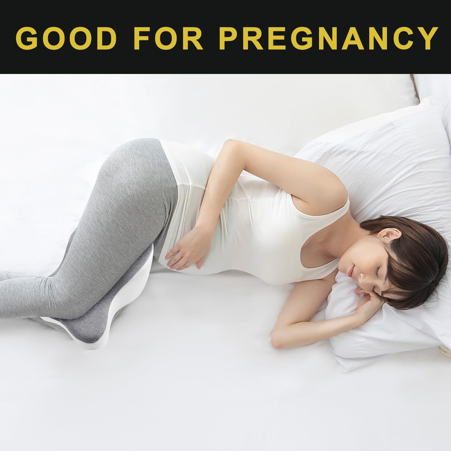 Butterfly-Shaped Memory Foam Leg Pillow for Side Sleepers, Pregnancy Pillow, Knee Pillow, Body Support Pillow - Imagen 3